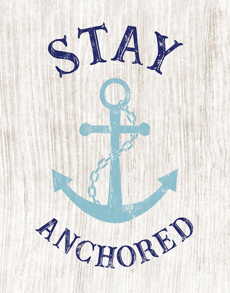 Stay Anchored art print by CAD Designs for $57.95 CAD
