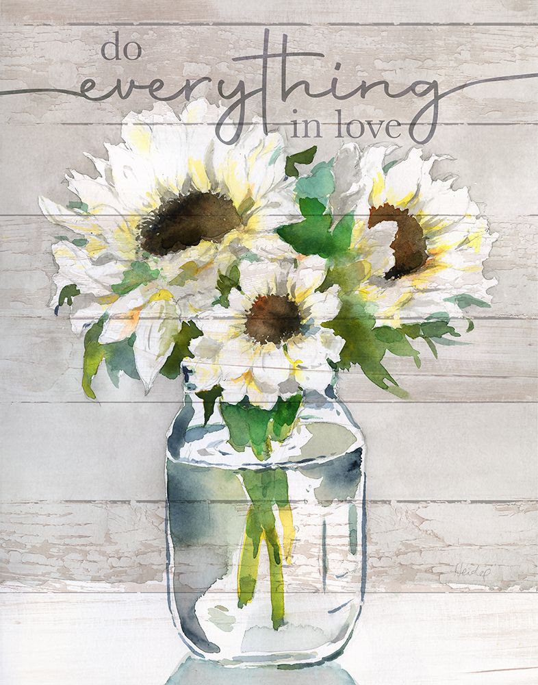 Do Everything in Love art print by Theresa Troise Heidel for $57.95 CAD