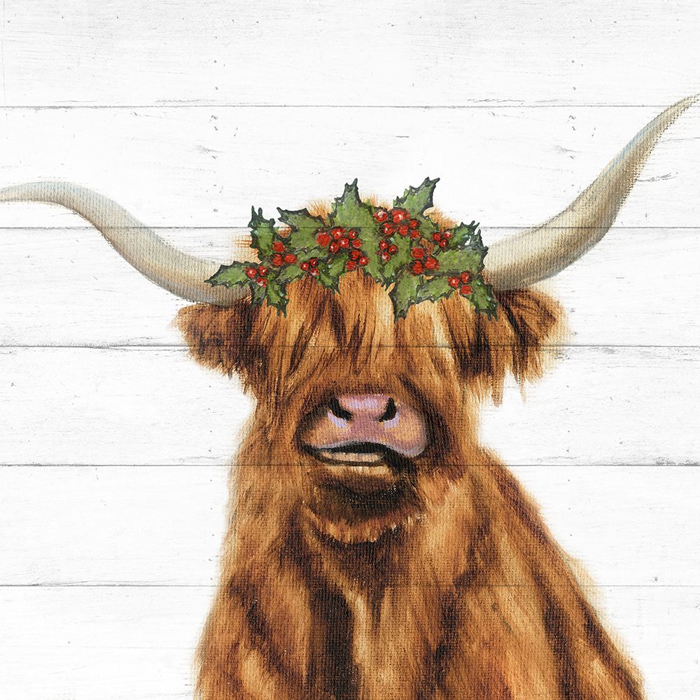Holly Highland art print by Donna Brooks for $57.95 CAD