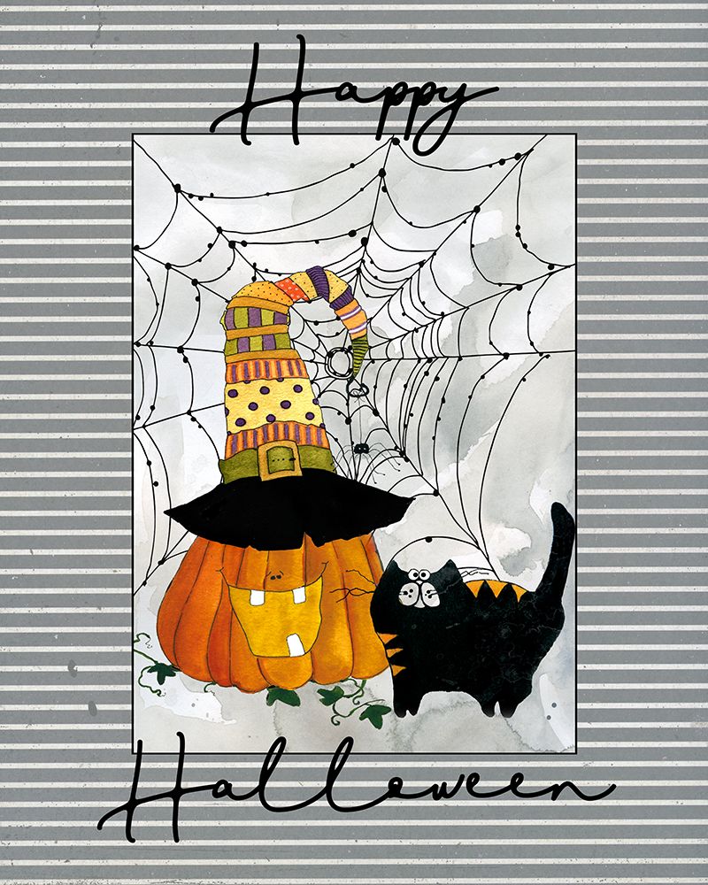 Happy Halloween Pumpkin art print by Carol Robinson for $57.95 CAD