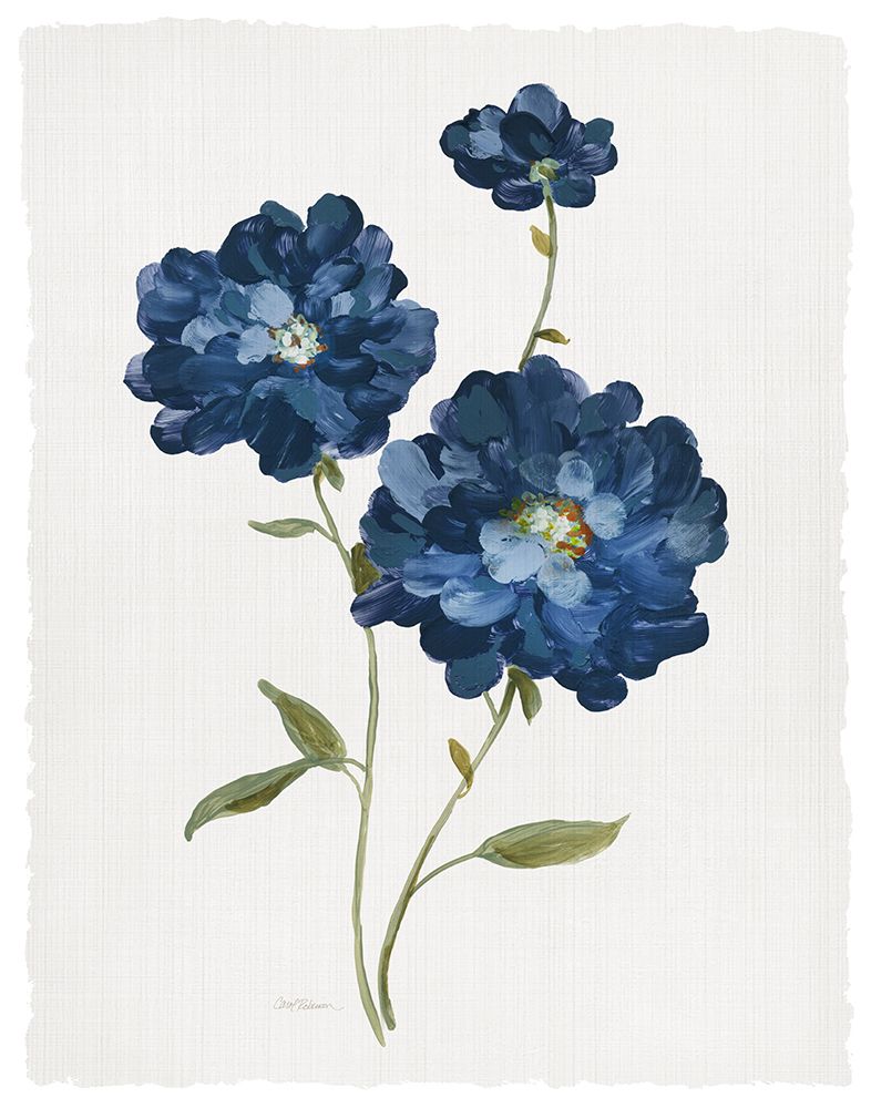 Blue Mums art print by Carol Robinson for $57.95 CAD