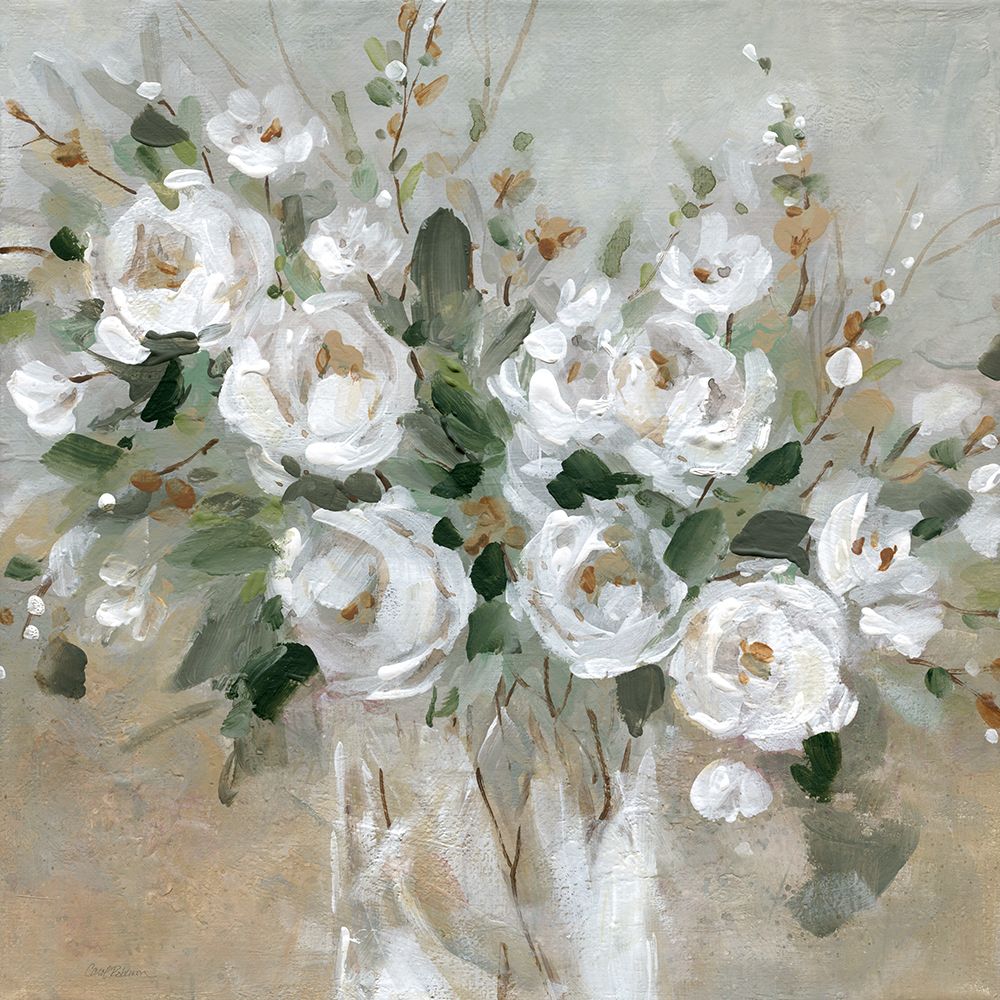 White Rose Party art print by Carol Robinson for $57.95 CAD