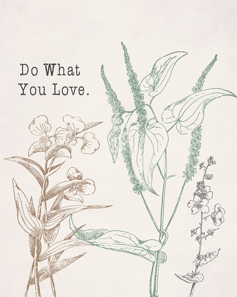 Do What You Love art print by Daniela Santiago for $57.95 CAD