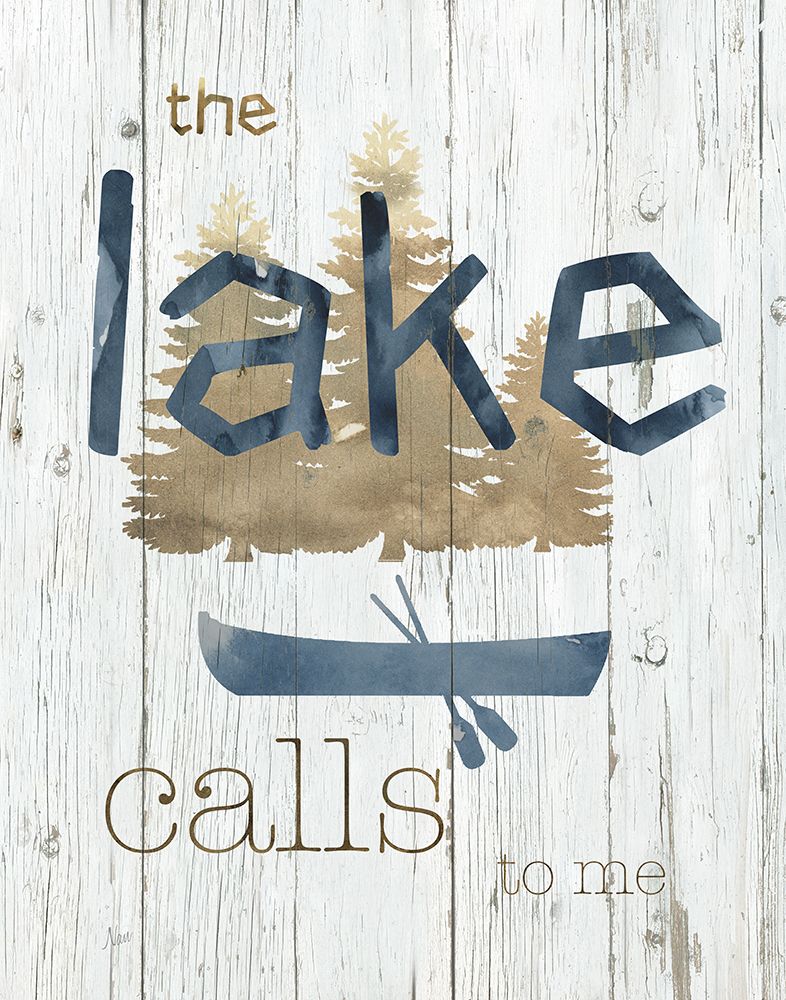 The Lake Calls to Me art print by Nan for $57.95 CAD