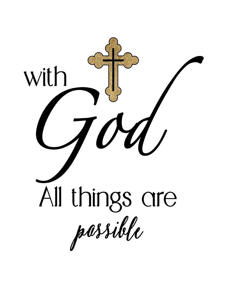 All Things Possible Gold art print by CAD Designs for $57.95 CAD
