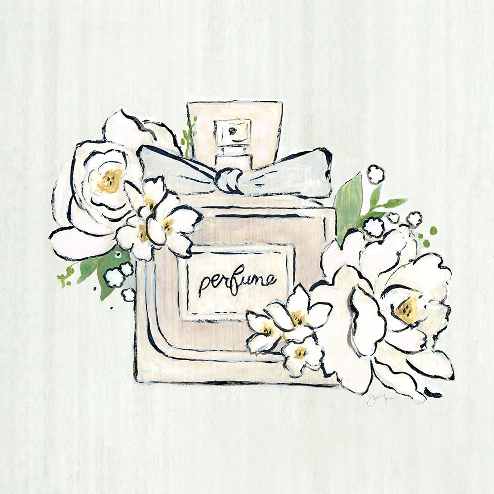 Fashion Floral Perfume art print by Tava Studios for $57.95 CAD