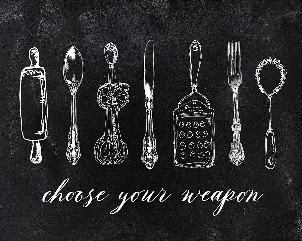 Choose Your Weapon art print by Carol Robinson for $57.95 CAD
