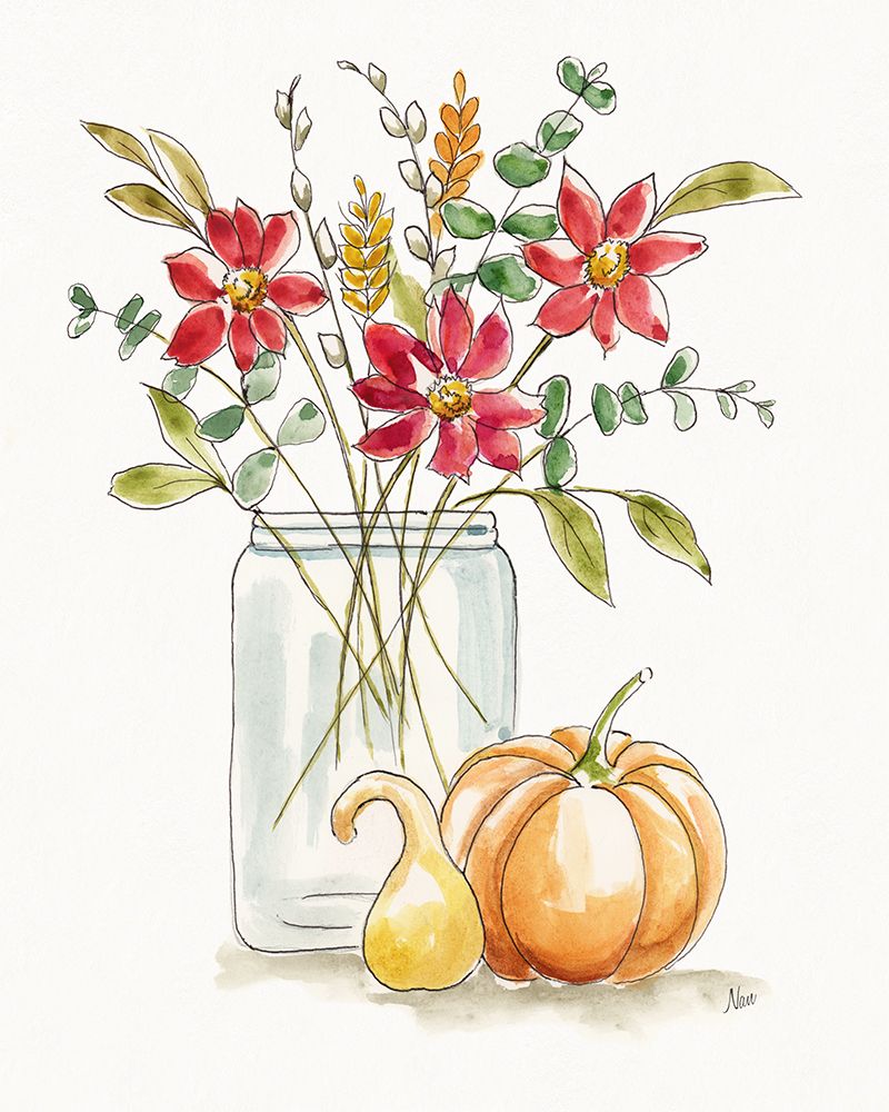 Simple Harvest I art print by Nan for $57.95 CAD