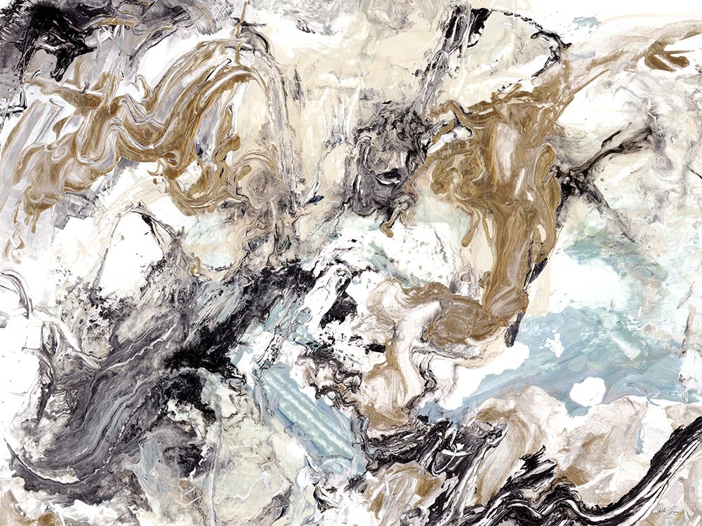 Marbleized Abstract art print by Stella Chang for $57.95 CAD