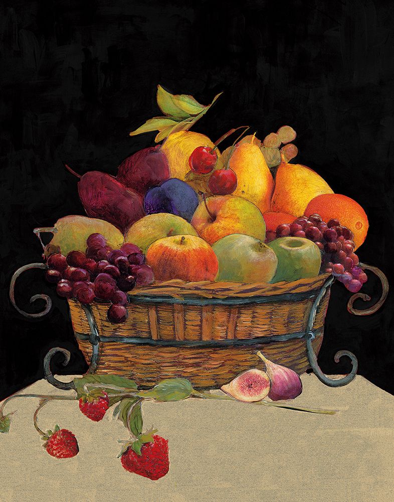 Fruit Basket I art print by Charlene Olson for $57.95 CAD