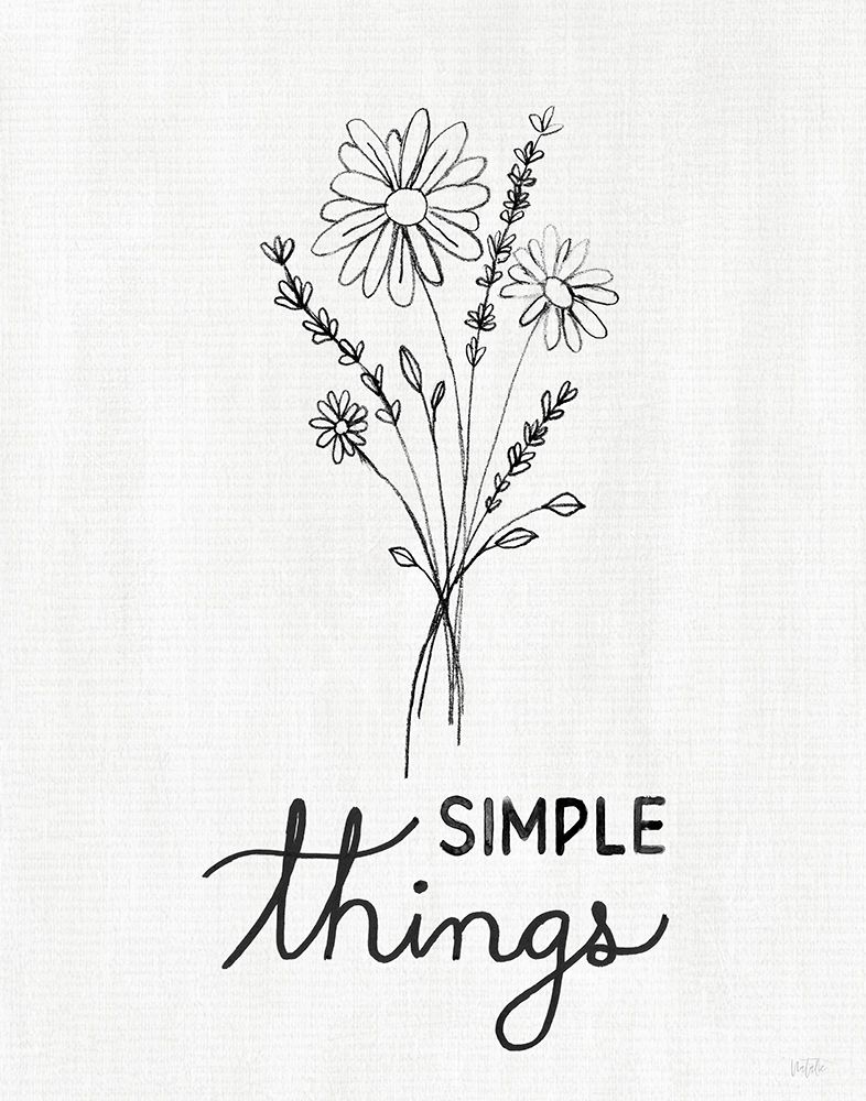 Simple Things Sketch art print by Natalie Carpentieri for $57.95 CAD