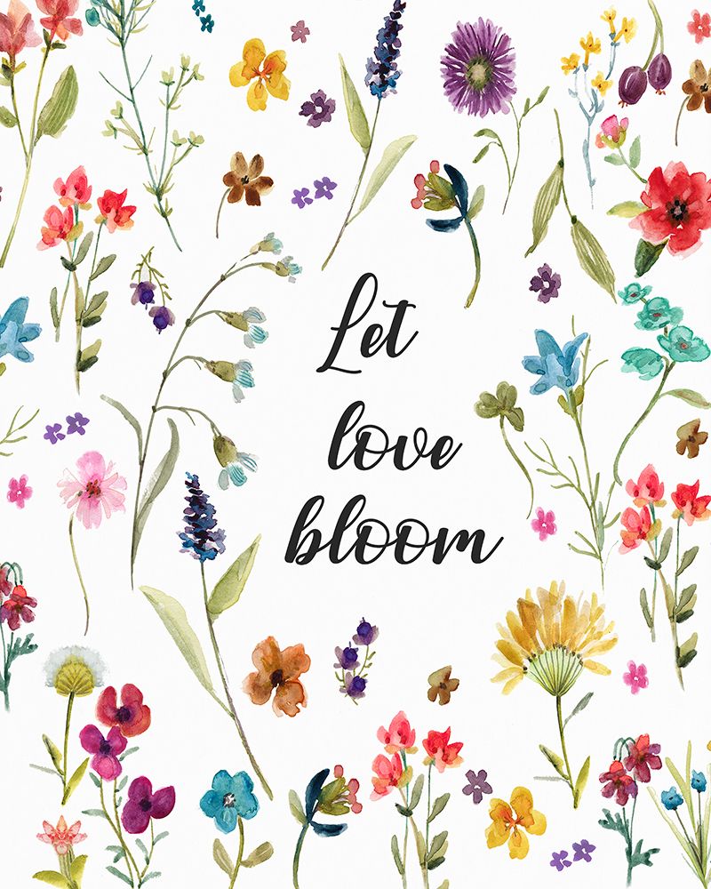 Let Love Bloom art print by Carol Robinson for $57.95 CAD