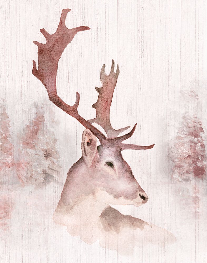 Blush Deer art print by Katie Swatland for $57.95 CAD