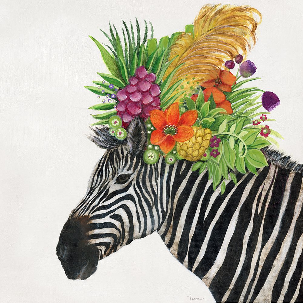 Royale Zebra art print by Tava Studios for $57.95 CAD