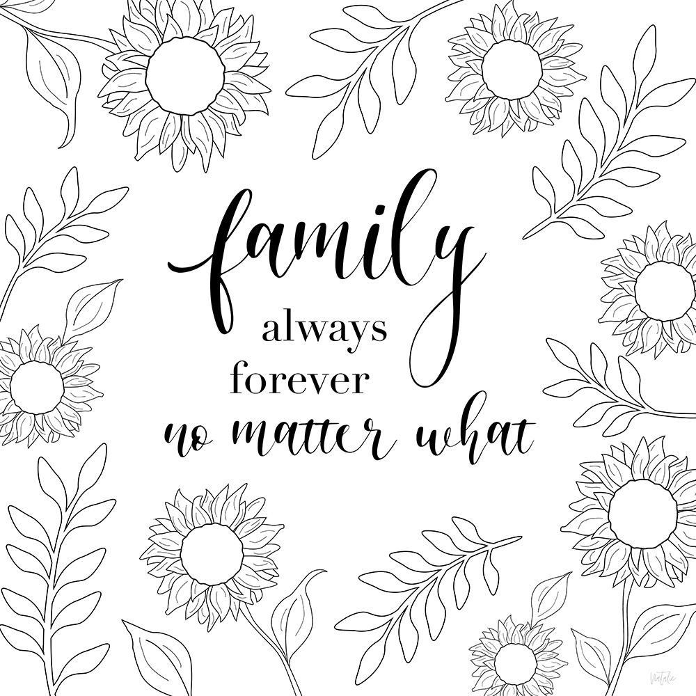 Family Always Forever art print by Natalie Carpentieri for $57.95 CAD