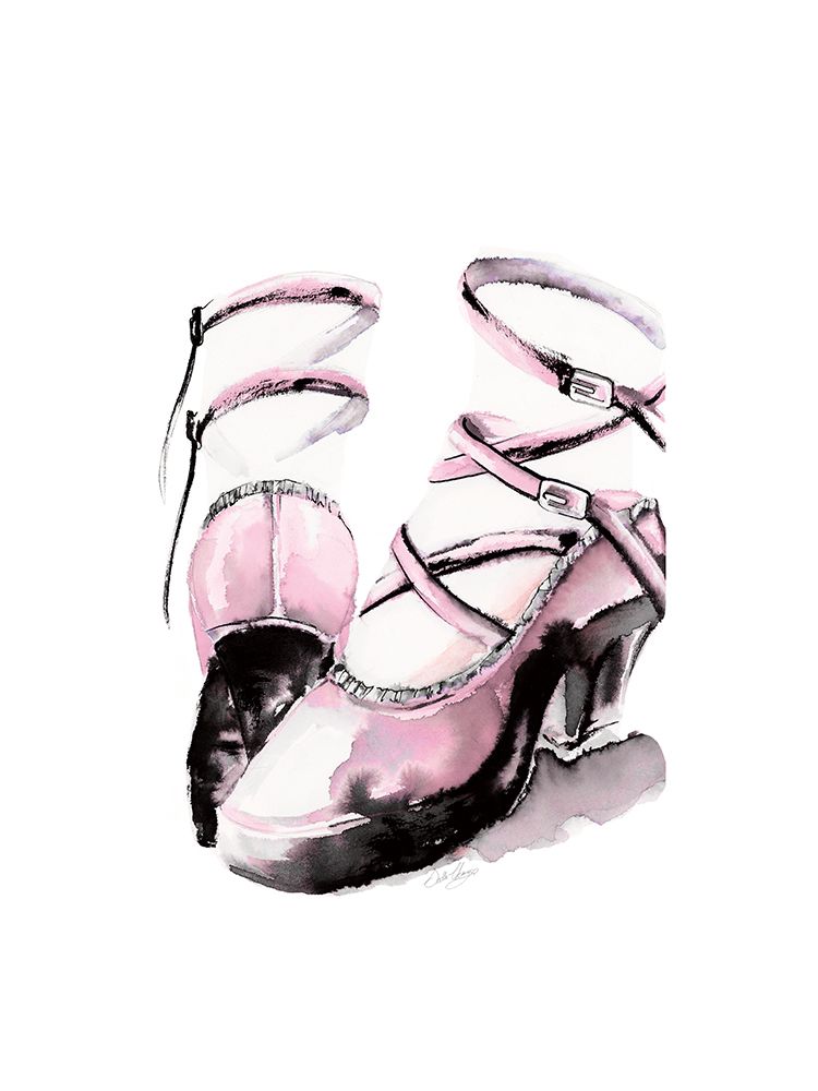 Strappy Platform art print by Stella Chang for $57.95 CAD