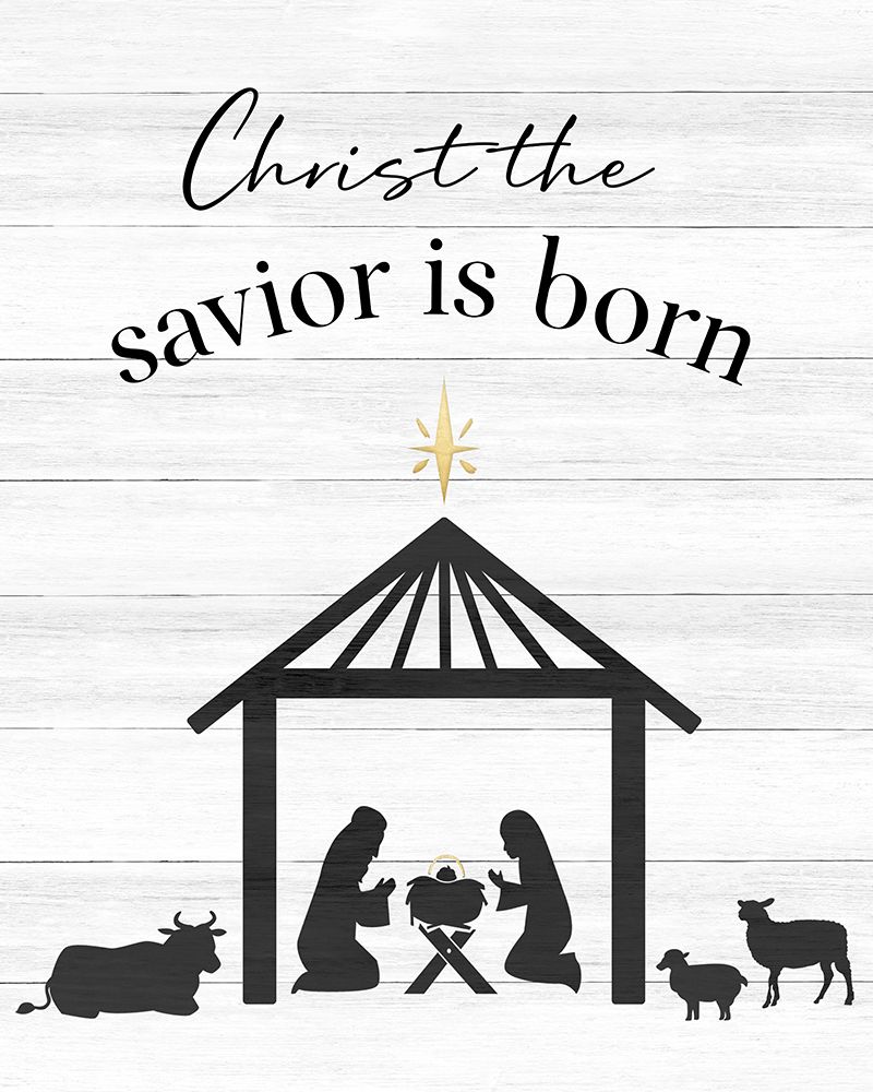 The Savior Is Born art print by CAD Designs for $57.95 CAD