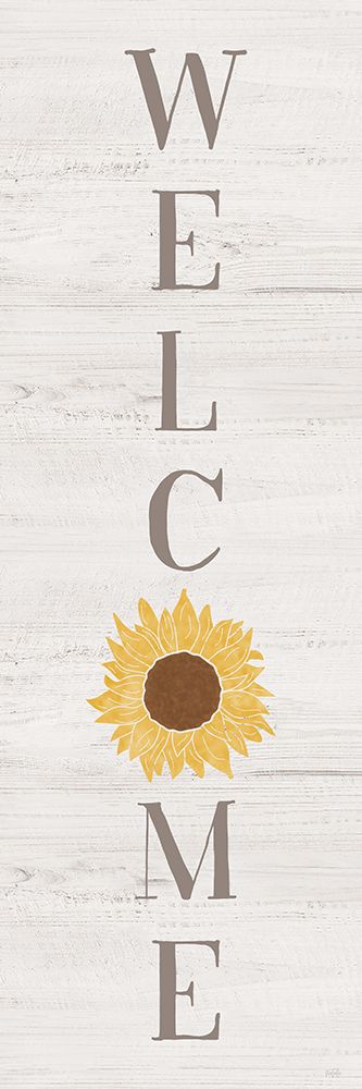 Sunflower Welcome art print by Natalie Carpentieri for $57.95 CAD
