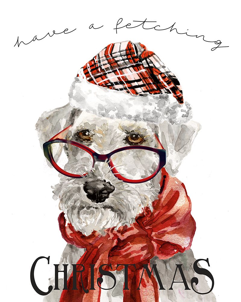 Have A Fetching Christmas art print by Livi Finn for $57.95 CAD