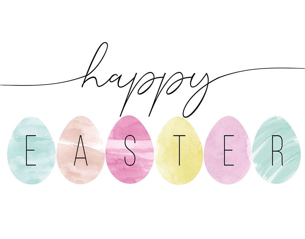 Happy Easter art print by CAD Designs for $57.95 CAD