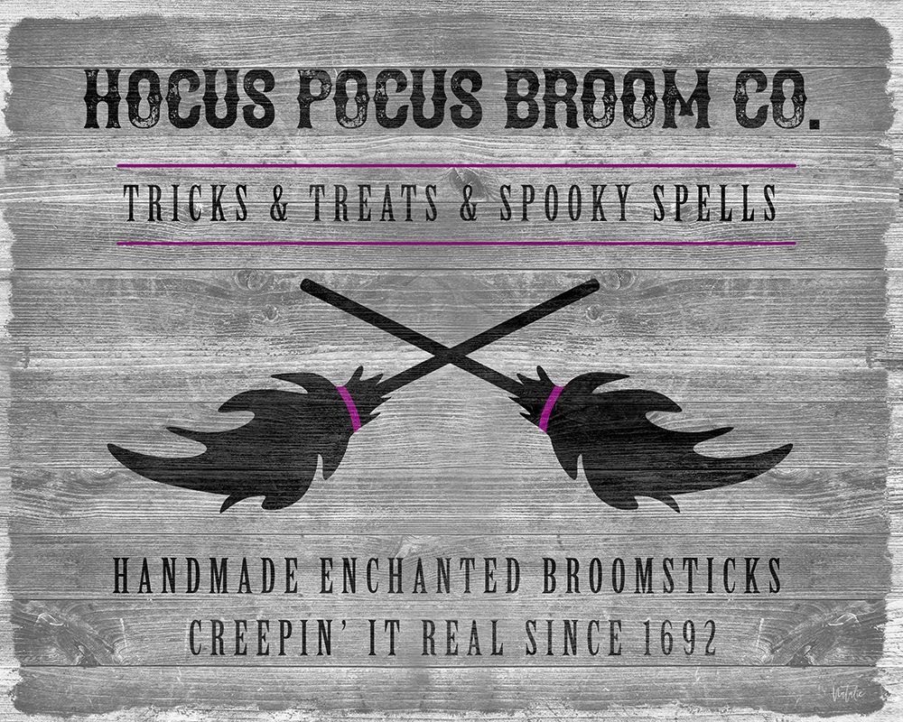 Hocus Pocus Broom Company art print by Natalie Carpentieri for $57.95 CAD