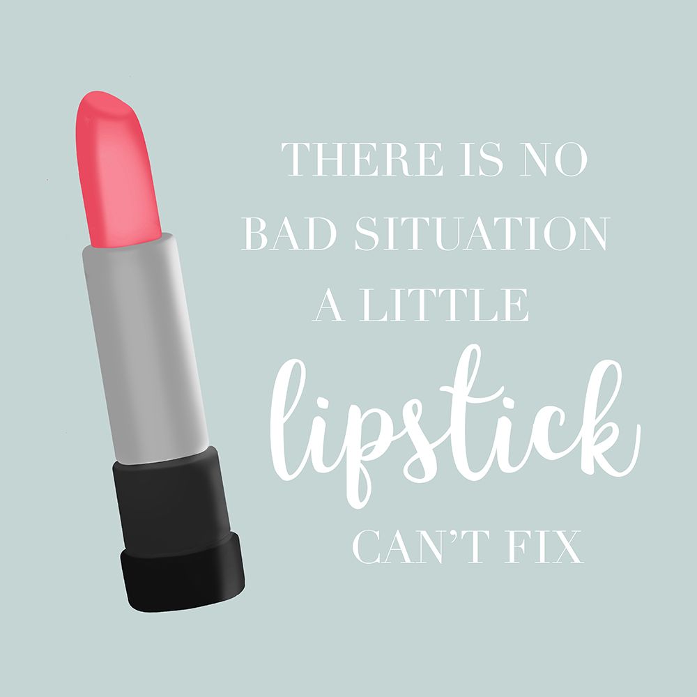 A Little Lipstick art print by Natalie Carpentieri for $57.95 CAD