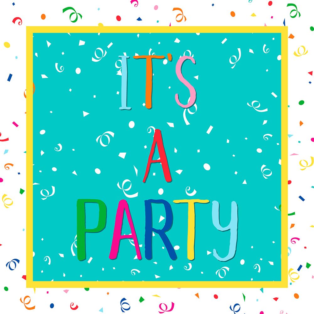 Its A Party art print by CAD Designs for $57.95 CAD