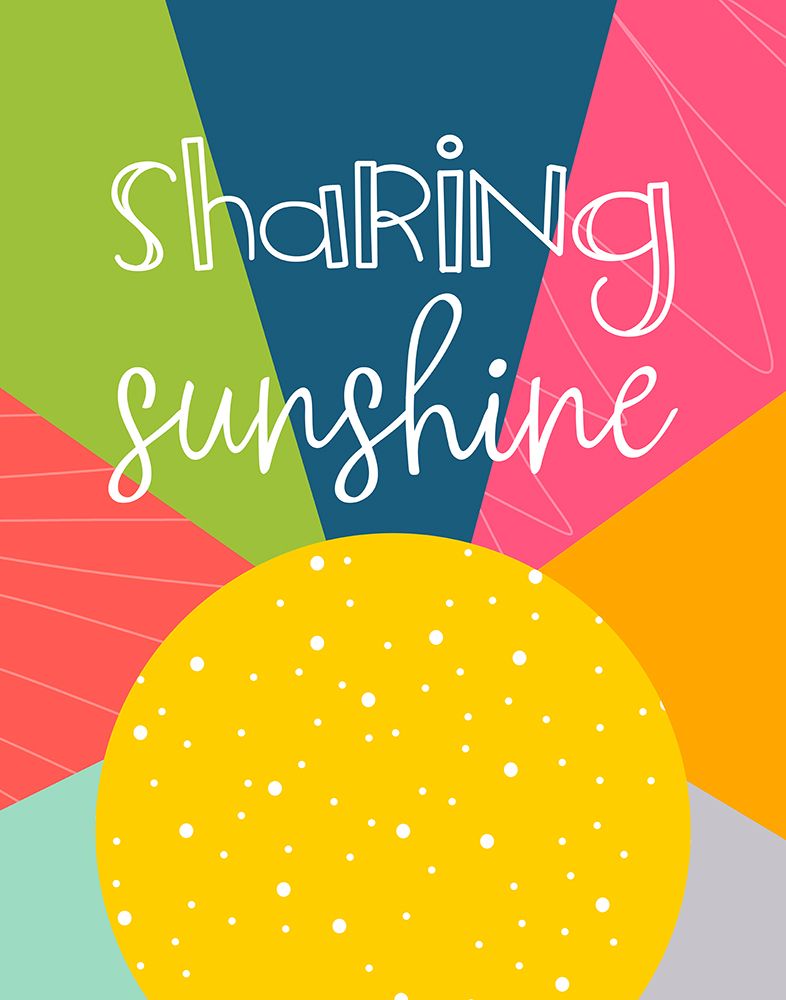 Sharing Sunshine art print by CAD Designs for $57.95 CAD