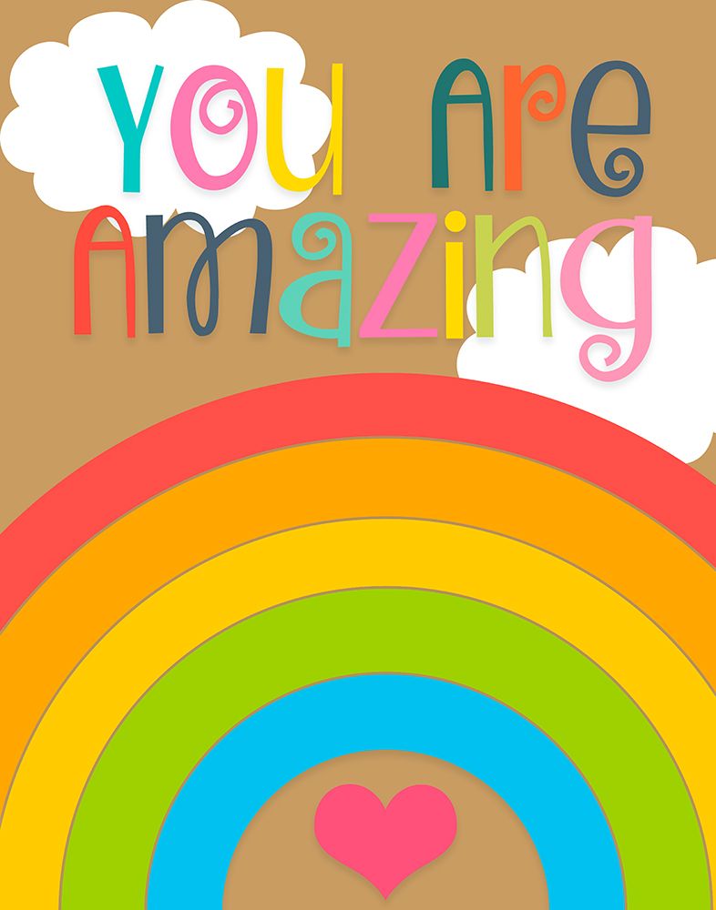 You Are Amazing art print by CAD Designs for $57.95 CAD
