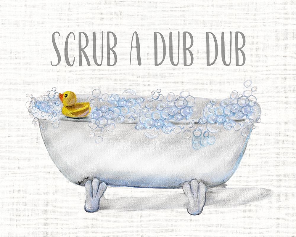 Scrub A Dub art print by Donna Brooks for $57.95 CAD