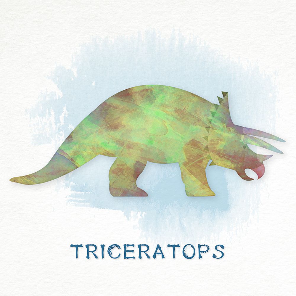Triceratops art print by CAD Designs for $57.95 CAD