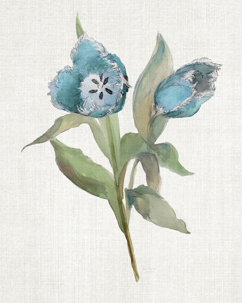 Blue Tulip Picks I art print by Theresa Troise Heidel for $57.95 CAD