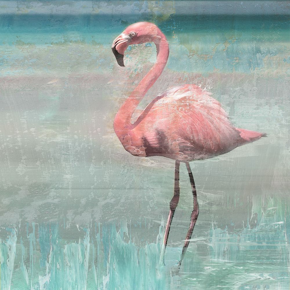 Flamingo Party II art print by Nan for $57.95 CAD