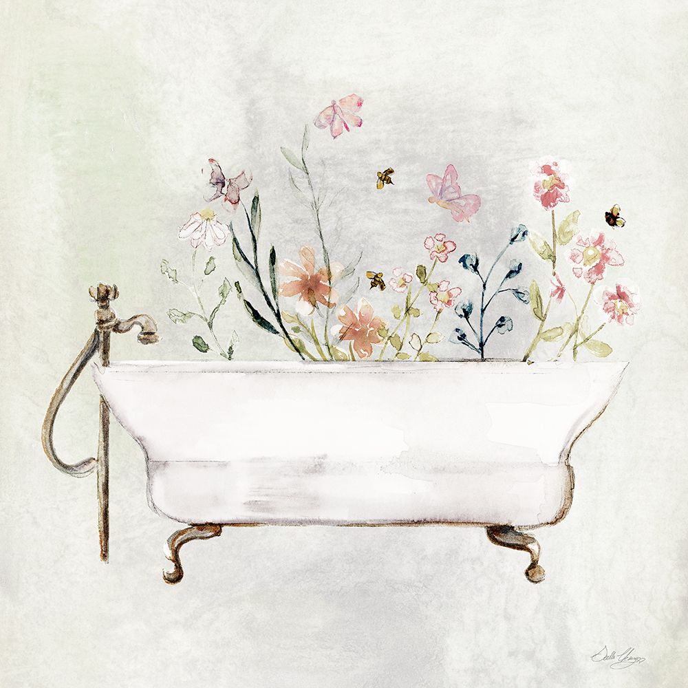 Botanical Bath II art print by Stella Chang for $57.95 CAD