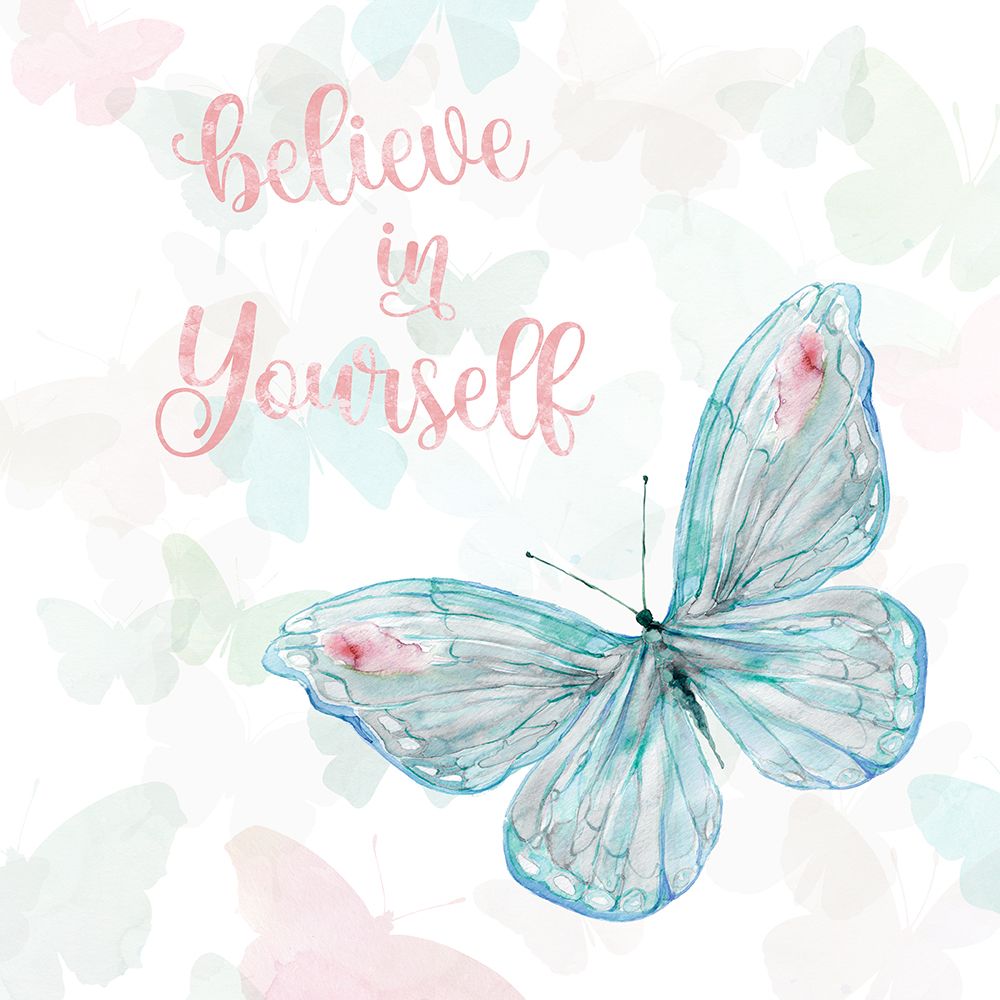 Butterfly Believe art print by Carol Robinson for $57.95 CAD