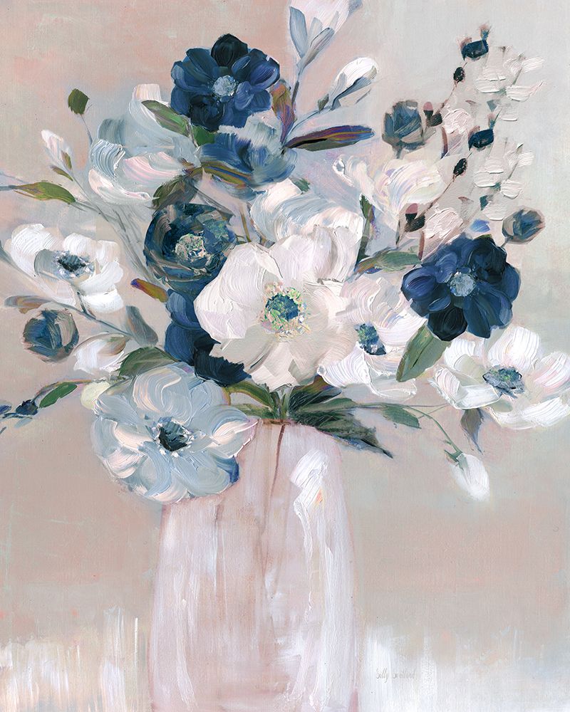 Touch of Teal Arrangement II art print by Sally Swatland for $57.95 CAD