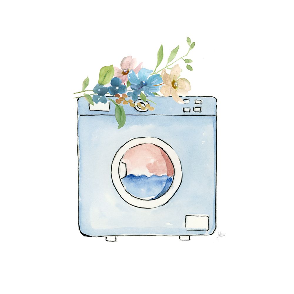 Laundry Washer art print by Nan for $57.95 CAD