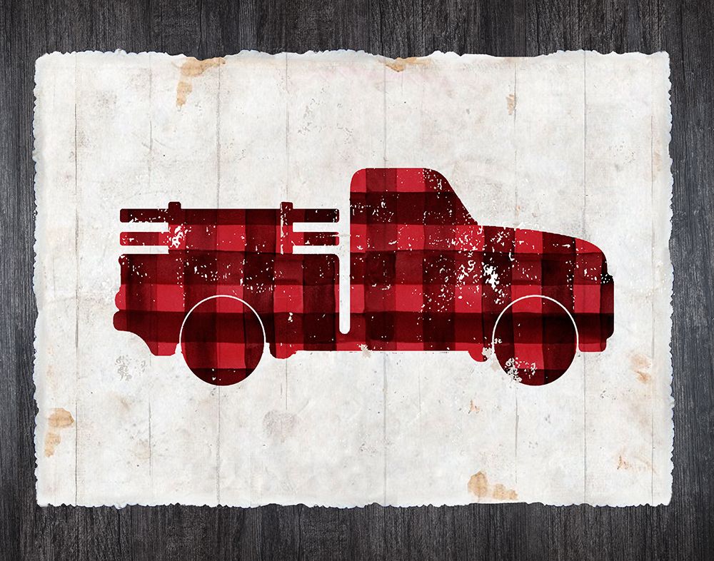 Checkered Truck art print by Nan for $57.95 CAD