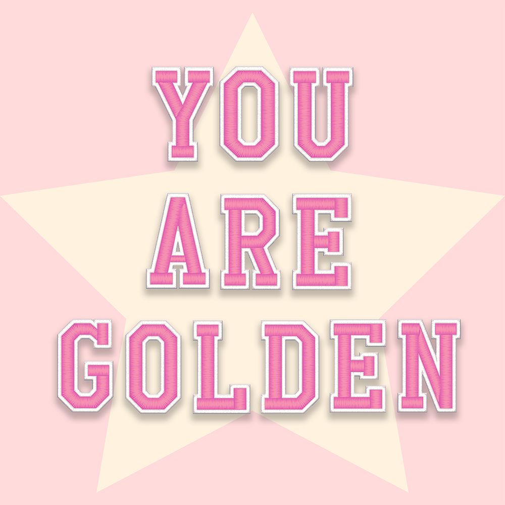 You Are Golden art print by CAD Design for $57.95 CAD