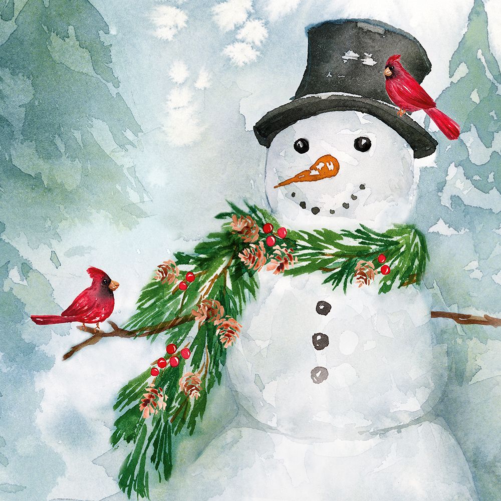 Snowman art print by Kristen Brockmon for $57.95 CAD