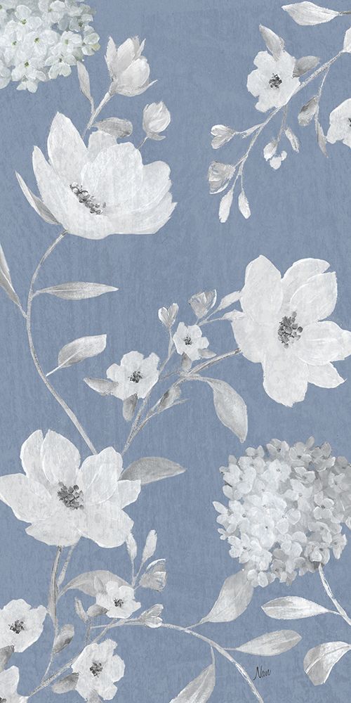 Blue Chinoiserie II art print by Nan for $57.95 CAD