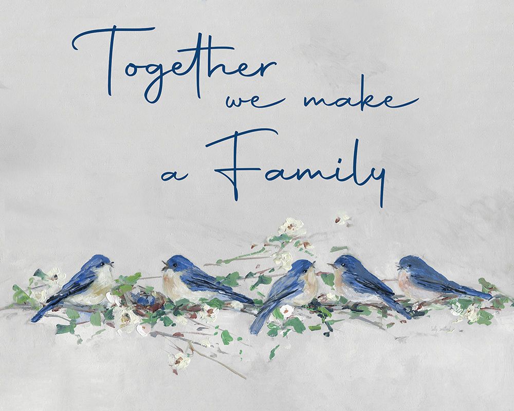 Bluebird Family art print by Sally Swatland for $57.95 CAD
