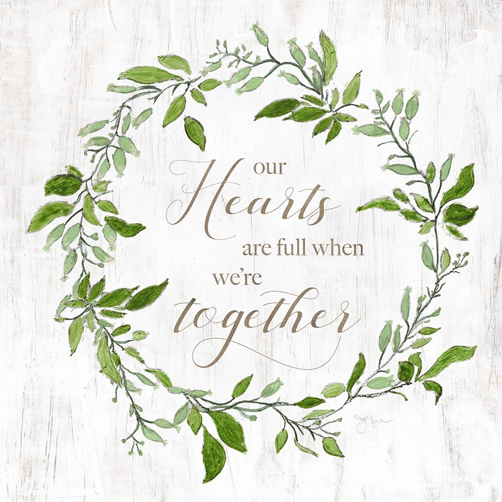 Full Hearts Wreath art print by Tava Studios for $57.95 CAD