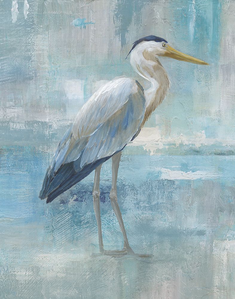 Blue Heron I art print by Nan for $57.95 CAD