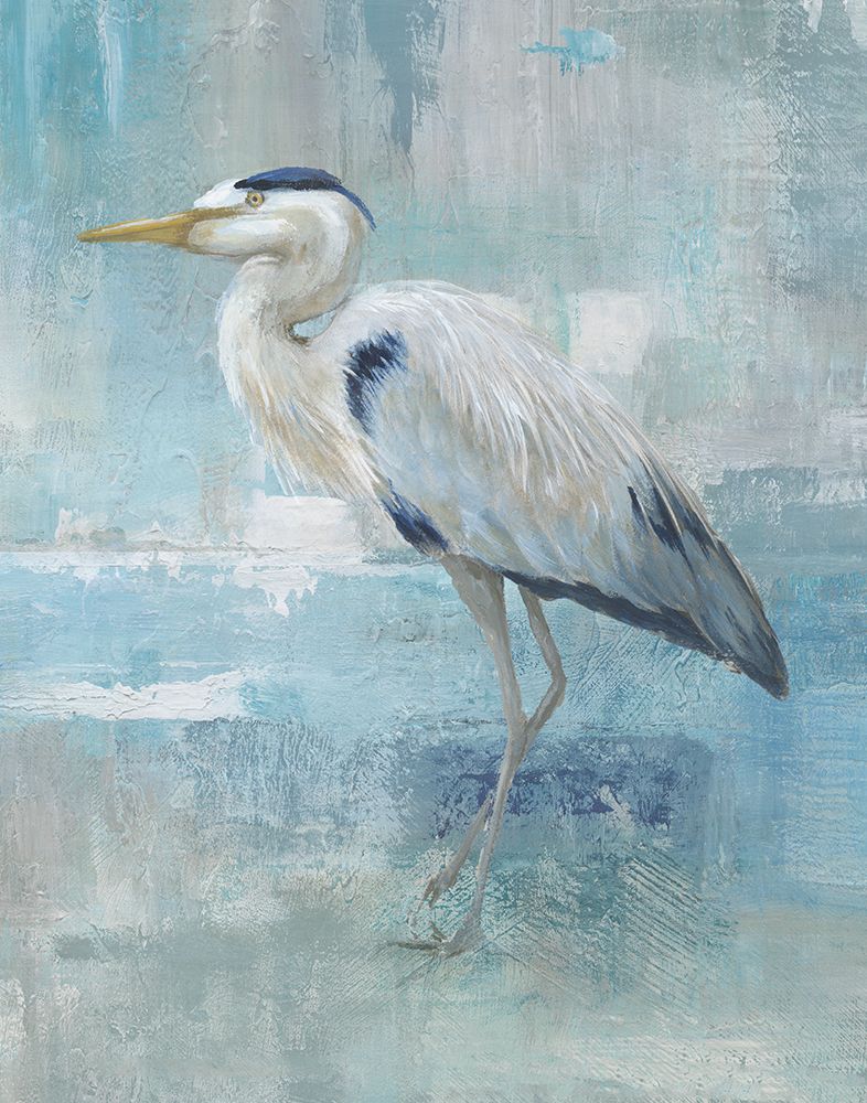Blue Heron II art print by Nan for $57.95 CAD