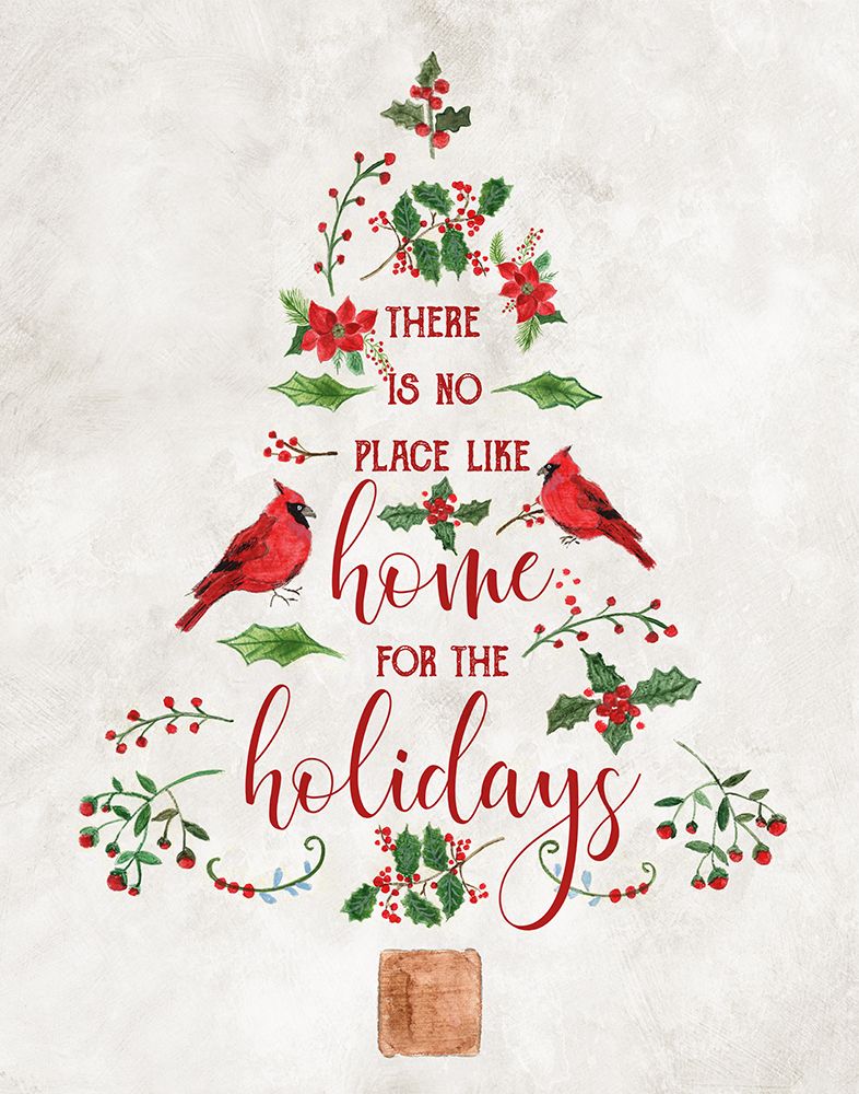 Home for the Holidays Tree art print by Tava Studios for $57.95 CAD