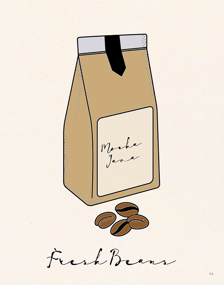 Fresh Beans art print by Susan Jill for $57.95 CAD