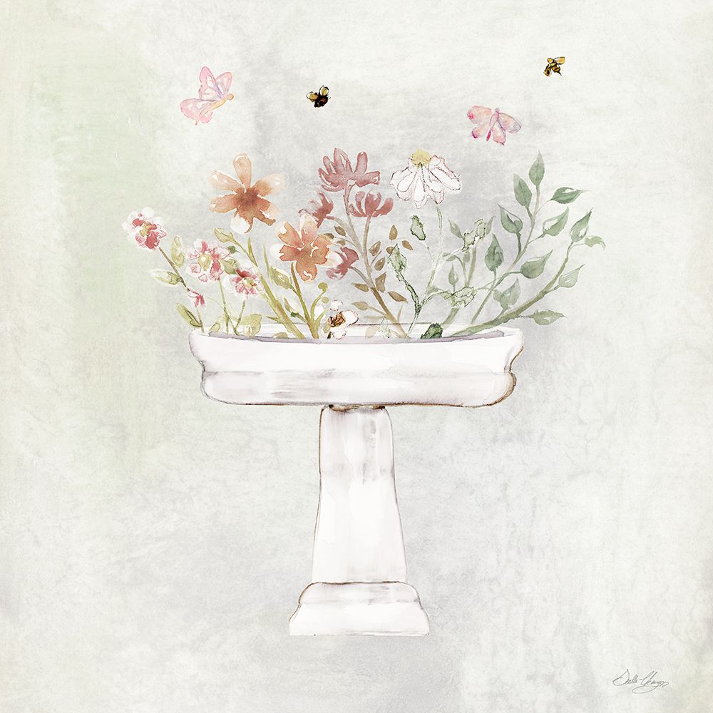 Botanical Sink art print by Stella Chang for $57.95 CAD