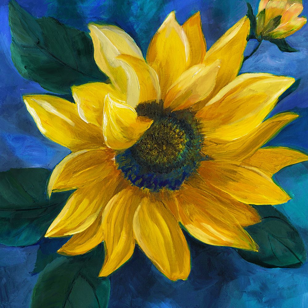 Sunburst Sunflower art print by Nan for $57.95 CAD