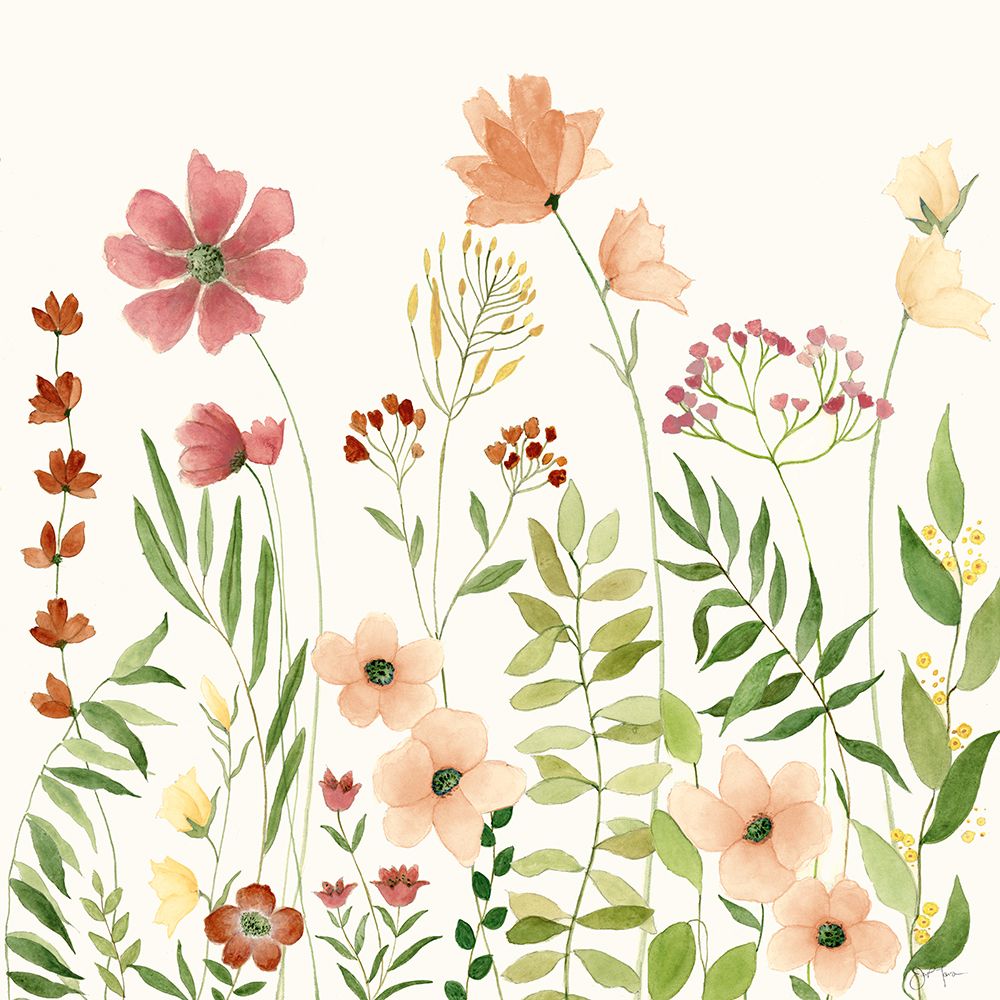 Wildflower Arrangement I art print by Tava Studios for $57.95 CAD